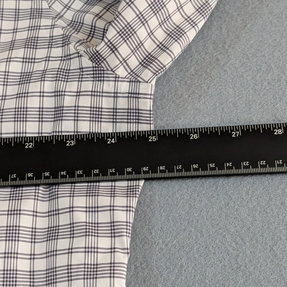J.‎ Crew Ludlow Classic Fit Dress Shirt Mens 17.5 35 Plaid Button Down